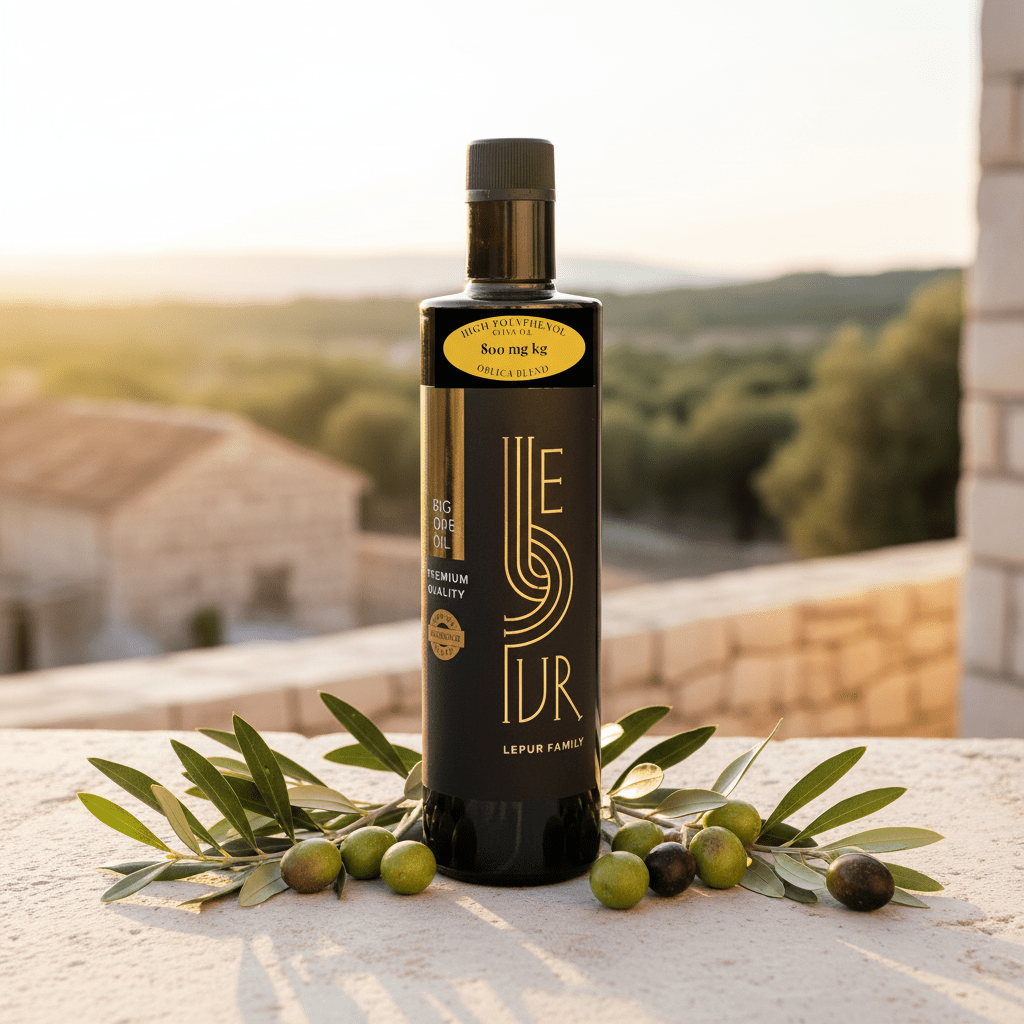 Croatian Olive Oil 800mg/kg Polyphenols | Oblica Blend | Dalmatia