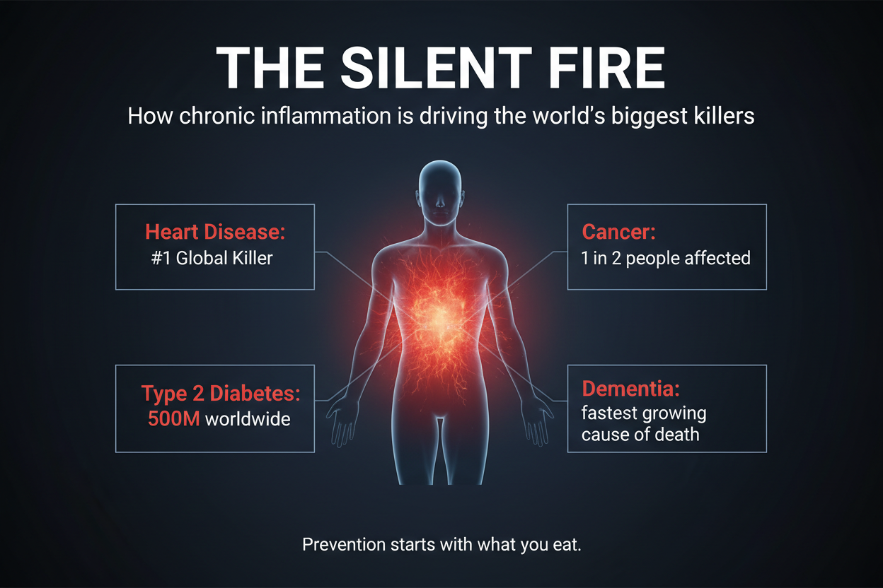 Inflammation: The Silent Killer — And How High-Polyphenol Olive Oil Fights Back