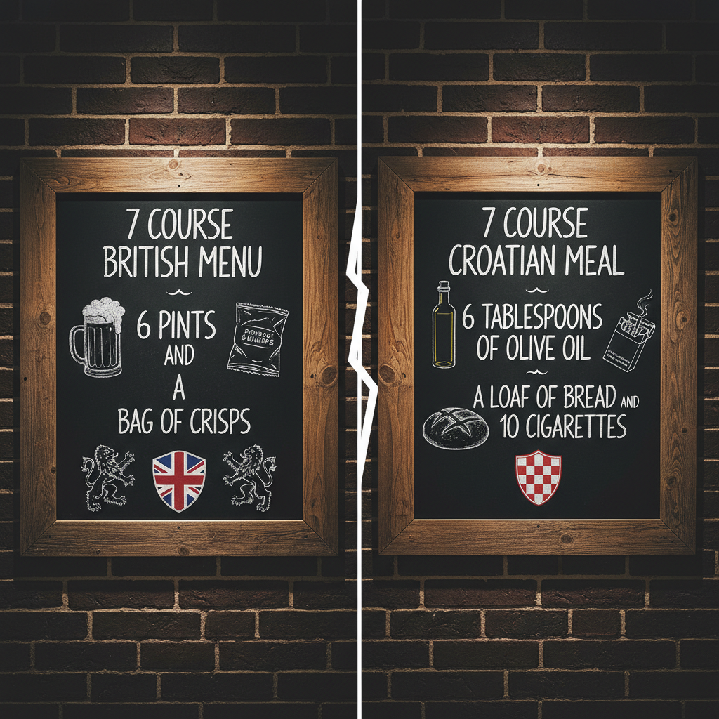 UK vs Croatia: What If the British Ate Olive Oil and Croatians Quit Smoking?