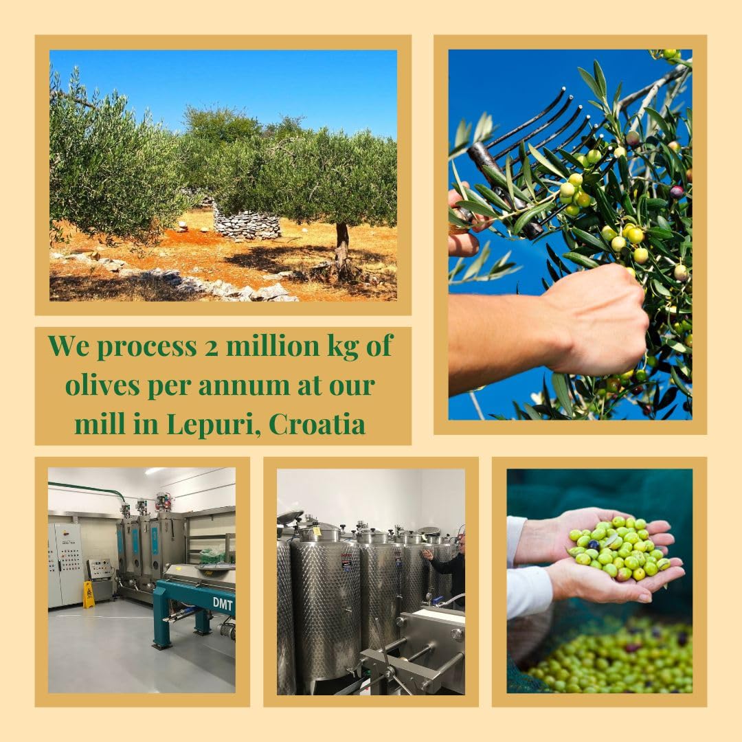 Special Blend. High polyphenol (600mg/kg) 2025, Croatian, Organic, Early Harvest Extra Virgin Olive Oil - 500ml